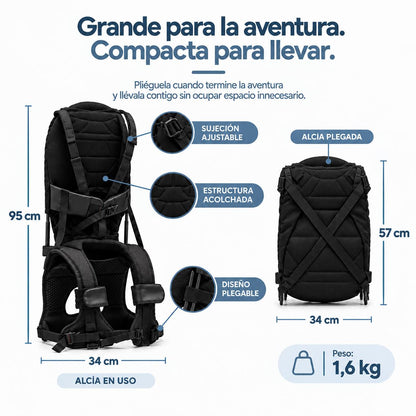 Portabebes de hombros | Manos libres